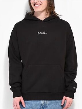 Primitive Black Script Logo Hoodie - Men's Pullover